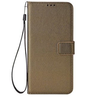 For HTC U23 / U23 Pro Diamond Texture Leather Phone Case(Brown)