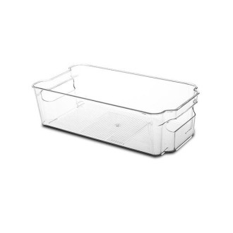 Kitchen Transparent Refrigerator Storage Box Pull-out Cans Beverage Bottle Storage Box, Specification: Small