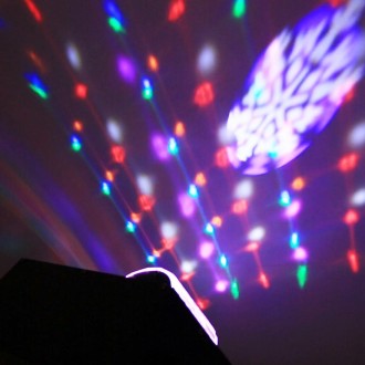 LED-MK004 60W Colorful Light, 4 in 1 Projector Indoor Stage Decoration Atmosphere Light with Holder / Auto Run / Sound Control /