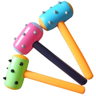 PVC Inflatable Children's Toy Colorful Mace, Random Color Delivery