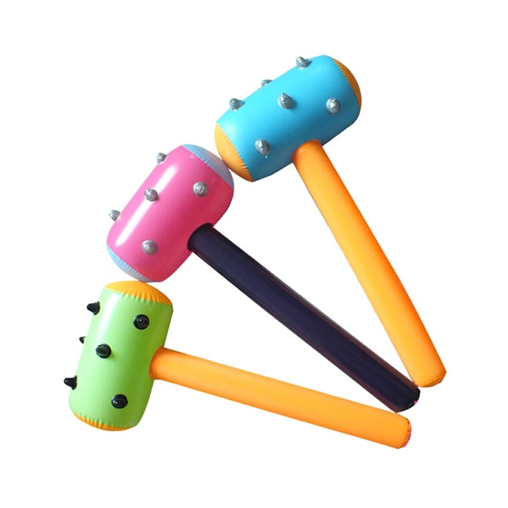 PVC Inflatable Children's Toy Colorful Mace, Random Color Delivery