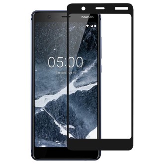 Full Glue Full Cover Screen Protector Tempered Glass film for Nokia 5.1