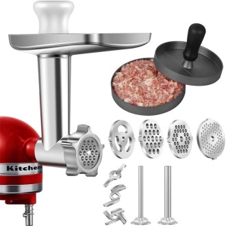 For KitchenAid Home Meat Grinders Making Accessories Tool Set(KA Meat Grinder Pass)