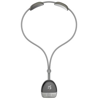 Portable Mini Neck Massager Pendant Cervical Massager Shoulder And Neck Therapeutic Apparatus(Silver)