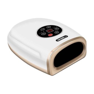 Hand Finger Joint Massager Wrist Palm Physiotherapy Mouse Hand Meridian Acupoint Massager, Specification: Plug(Pearl White)