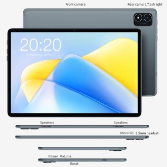 Teclast P40HD 4G LTE Tablet PC 10.1 inch, 8GB+128GB,  Android 13 Unisoc T606 Octa Core, Support Dual SIM