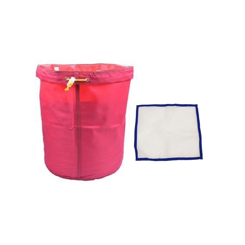 5 Gallon Hydroponic Plant Growth Filter Bag(Red)