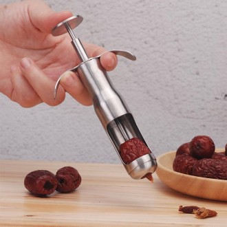 Stainless Steel Red Date Pitting Device Cherry Fruit Coring Device, Specification: Small