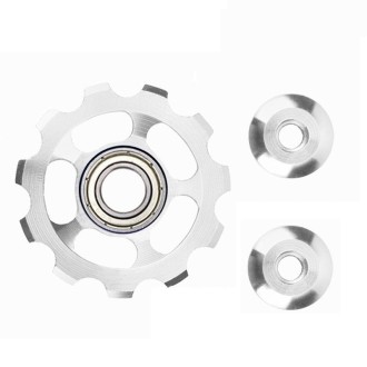 Mountain Bicycle Flywheel Guide Wheel(Silver)