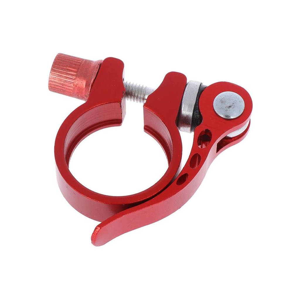 5 PCS Bicycle Accessories Quick Release Clip Road Bike Seatpost Clamp, Size: 34.9mm(Red)