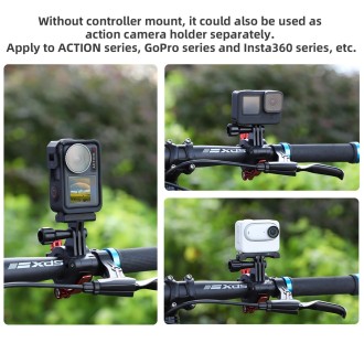 For DJI Air 3 / RC 2 Sunnylife ZJ669 Remote Control Riding Bracket(Black)