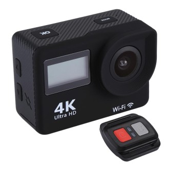 S300 HD 4K WiFi 12.0MP Sport Camera with Remote Control & 30m Waterproof Case, 2.0 inch LTPS Touch Screen + 0.66 inch Front Disp