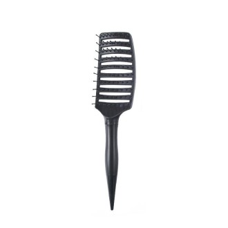 Fluffy Rib Comb Massage Comb(Black Tip Handle)