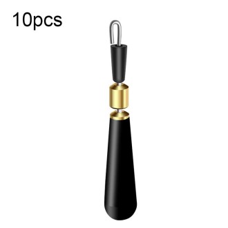 10 PCS Quick Change Floater Sliding Copper Head Rotating Floater, Specification: Small(Rubber)