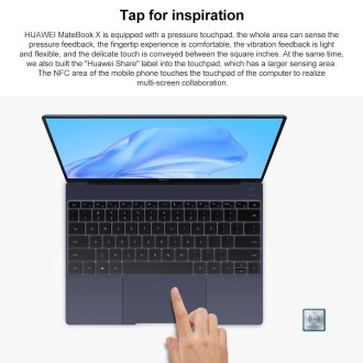 HUAWEI MateBook X Laptop, 16GB+1TB, 13 inch Touch Screen Windows 11 Home Chinese Version, Intel 11th Gen Core i5-1130G7 Integrat