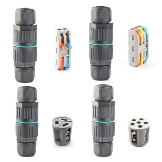 CDF-200/3 Waterproof Wire Connector With 3 Pin Cold Pressure Terminal