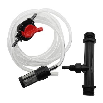 Venturi Fertilizer Applicator G3/4 Fertilizer and Filter Straw Kit with Six-point Connector