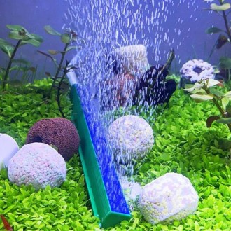 Single Head 10 inch Oxygenation Pump Aeration Tube Bubble Wall Fish Tank Decorative Air Strip Stone Sand Strip