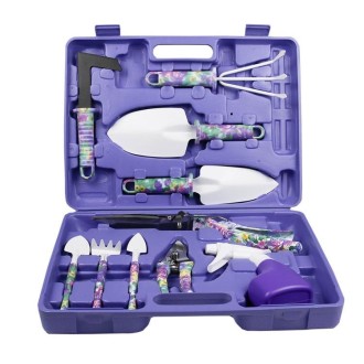 YL025 Potted Gardening Tool Set, Specification: 10 PCS / Set (Purple)