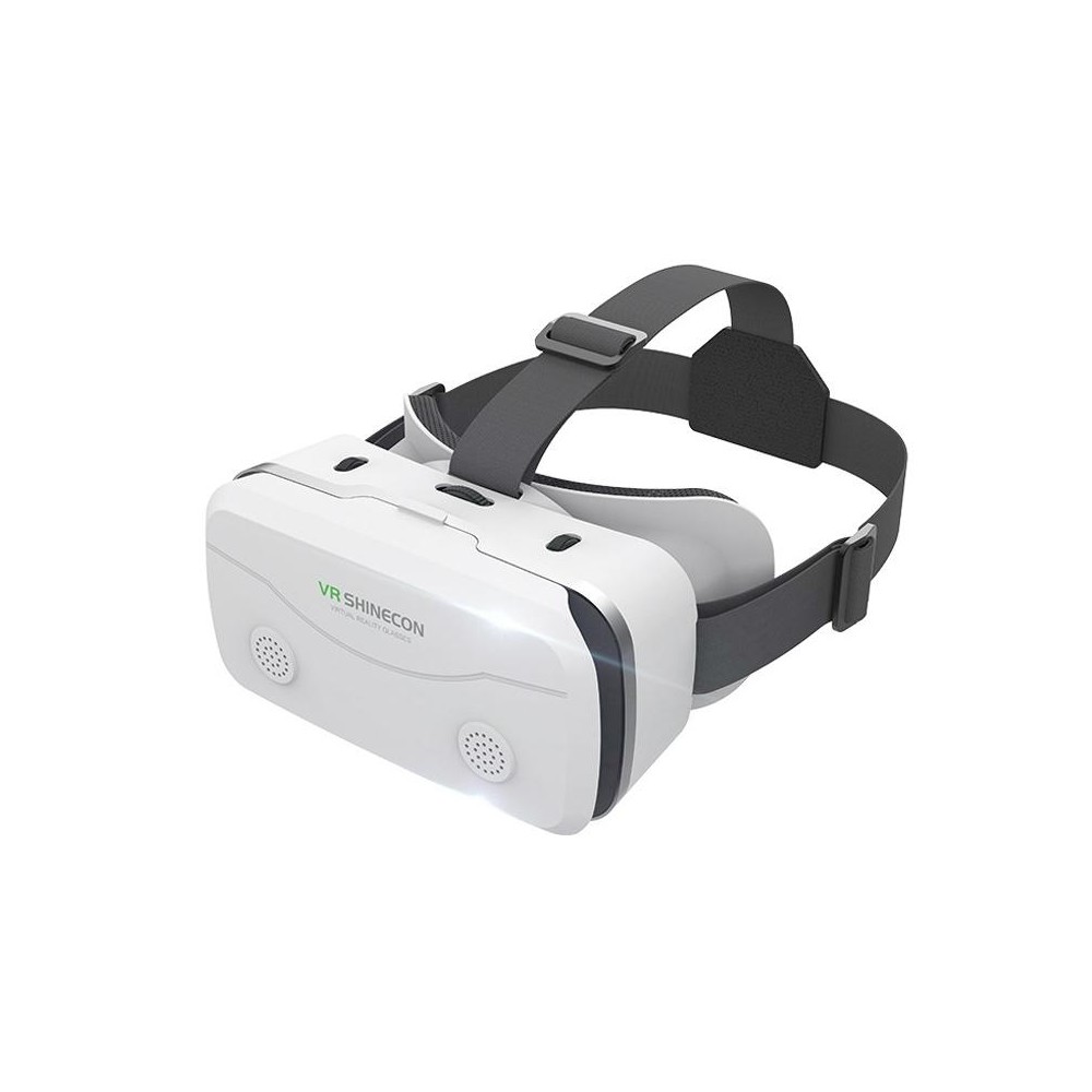 VRSHINECON G15 Helmet Virtual Reality VR Glasses All In One Game Phone 3D Glasses(White)