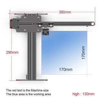 NEJE MASTER 3 Laser Engraver with N30610 Laser Module(US Plug)