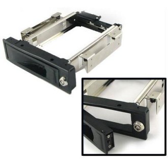 3.5 inch Serial II Hard Driver HDD-ROM Mobile Rack(Black)