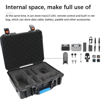 For DJI Mavic 3 Classic Drone Storage Box Portable Explosion-proof Case(Black)