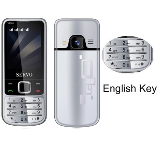 SERVO V9500 Mobile Phone, English Key, 2.4 inch, Spredtrum SC6531CA, 21 Keys, Support Bluetooth, FM, Magic Sound, Flashlight, GS