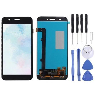 OEM LCD Screen for Vodafone Smart Prime 7 VF600 / VFD600 / VF D600 with Digitizer Full Assembly (Black)