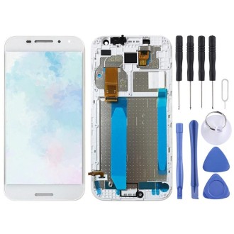 OEM LCD Screen for Vodafone Smart N8 VFD610 Digitizer Full Assembly with Frame（White)