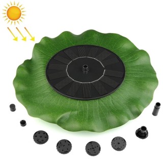 28cm Lotus Leaf Solar Fountain Outdoor Garden Floating Landscaping