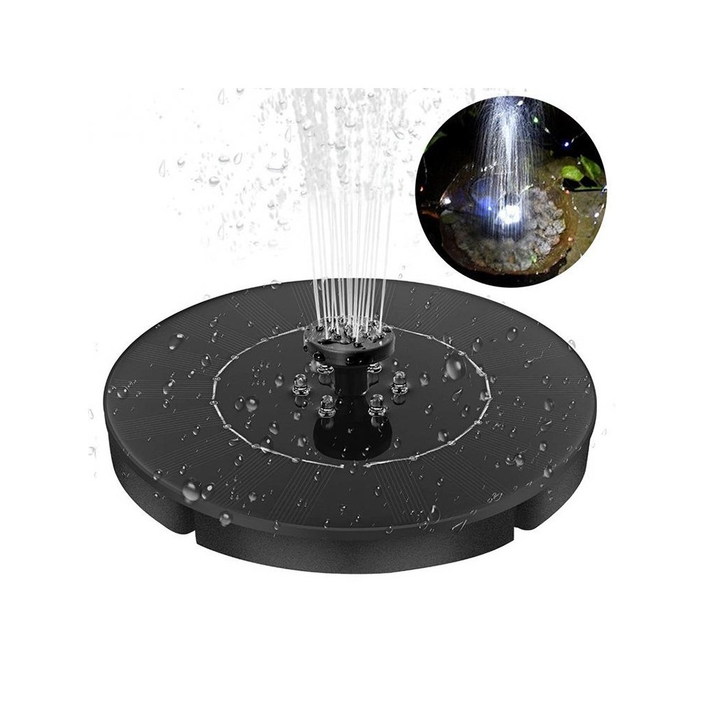 Solar Fountain Pump with LED Light