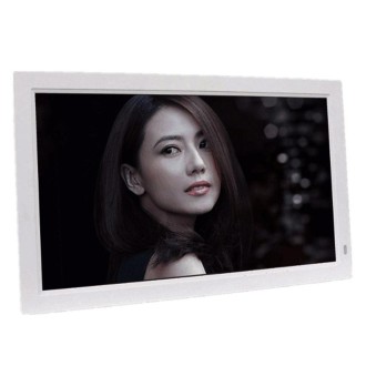 21.5 inch IPS Digital Photo Frame Electronic Photo Frame Advertising Machine Support 1080P HDMI(White)