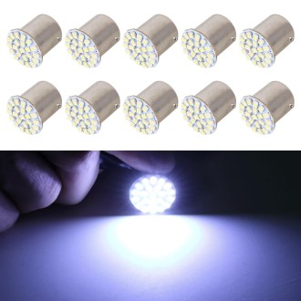 10pcs 1156 DC12V 1.2W Car Turn Signal Light (White Light)