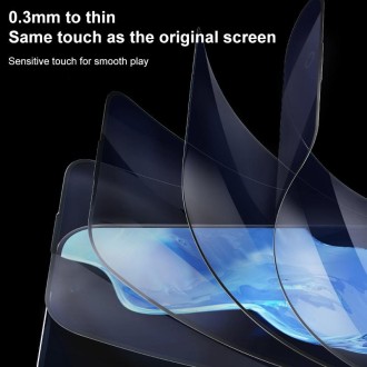 For iPhone 15 Plus MOMAX 0.3mm 3D Full-screen Tempered Glass Film(Black)