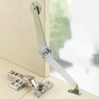 Two-folded Strut Folding Lever Door Support Furniture Connector, Specification:9 Inchs Lever