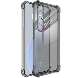 For Meizu 20 Pro 5G imak Shockproof Airbag TPU Phone Case(Transparent Black)