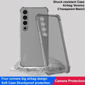 For Meizu 20 Pro 5G imak Shockproof Airbag TPU Phone Case(Transparent Black)