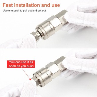 LAIZE PM-40 10pcs C-type Self-lock Pneumatic Quick Fitting Connector