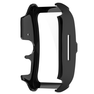 For OPPO Watch 4 Pro PC + Tempered Film Integrated Watch Protective Case(Black)