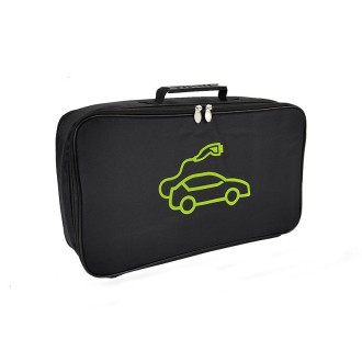 Car Charging Cable Storage Bag Carry Bag For Electric Vehicle Charger Plugs,Spec: Large With Logo