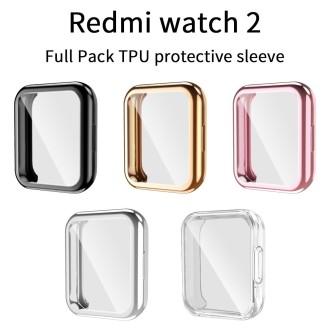 For Xiaomi Redmi Horloge2 Watch  Fully Enclosed Case With Protective Film(Gold)