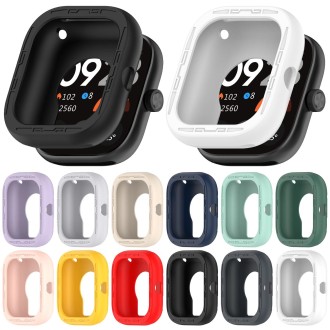 For Redmi Watch 4 Silicone Smart Watch Protective Case(Black)