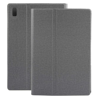 For BDF P30 WMC0810 / WMC0627 Cloth Texture Leather Tablet Case with Holder(Grey)