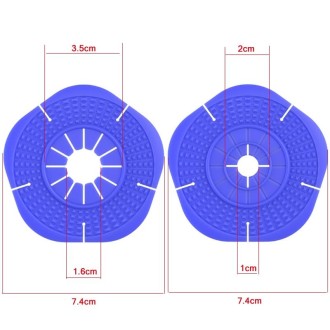 Car Wiper Hole Silicone Protective Cover, Size: Small Hole(Blue)