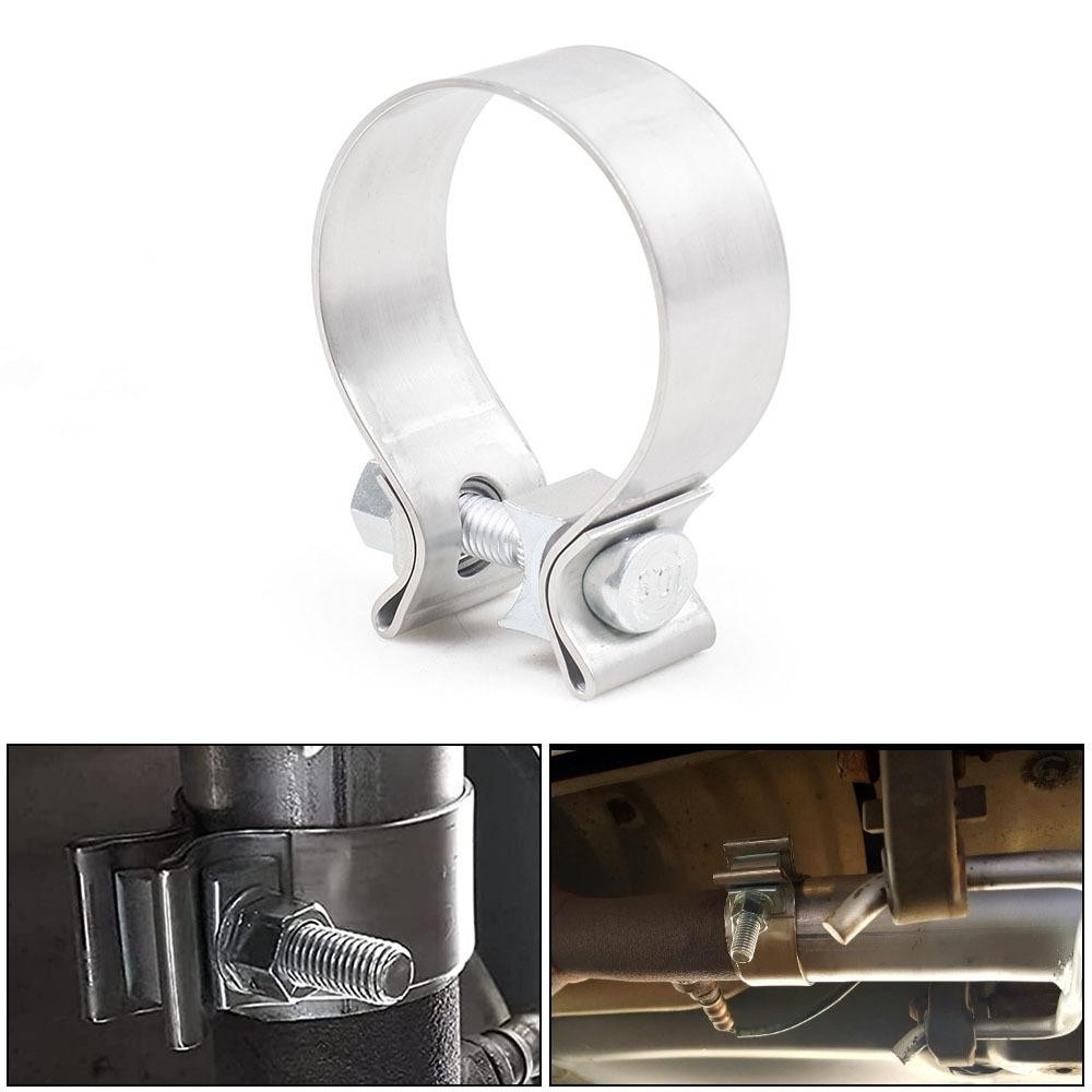 2 inch Car Turbo Exhaust Downpipe O-Band Clamp Stainless Steel 304 Flange Clamp