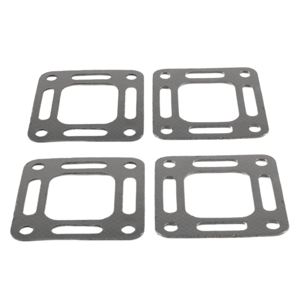 A8504 4pcs / Set Car Exhaust Elbow Gasket for Mercruiser 27-863726(Grey)