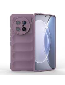 For vivo X90 Pro+ 5G Magic Shield TPU + Flannel Phone Case(Purple)