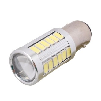 2 PCS 1157/BAY15D 16.5W 990LM 6500K White Light 5630 SMD 33 LED Car Brake / Steering Light Bulb, DC12V