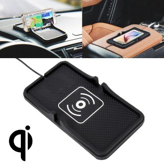 Home Car DC 5V/2A 5W Fast Charging Qi Standard Wireless Charger Pad, For iPhone, Galaxy, Huawei, Xiaomi, LG, HTC and Other QI St